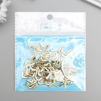 Защитный уголок для альбома металл серебро набор 100 шт 1х1 см