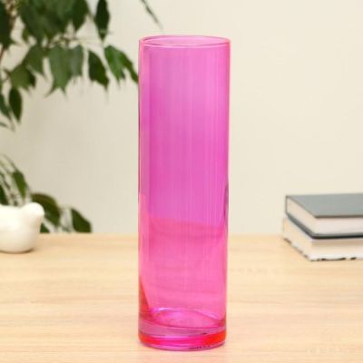 Ваза "Розовая светлая "  26,5 см, d-7,5см