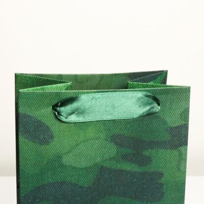 Пакет под бутылку «С праздником», 13 × 36 × 10 см