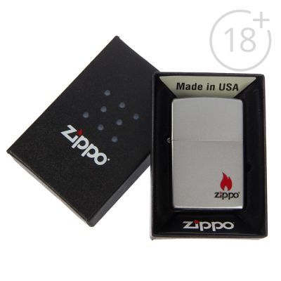 Зажигалка ZIPPO 205 ZIPPO с покрытием Satin Chrome
