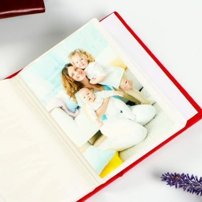 Фотоальбом на 100 фото 10х15 см "Стильный", микс