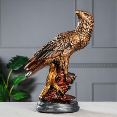 Копилка "Сокол", бронзовый цвет, 47 см, микс