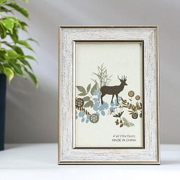 Фоторамка пластик 10х15 см "Рисовые хлопья" 18,4х13,4х2 см