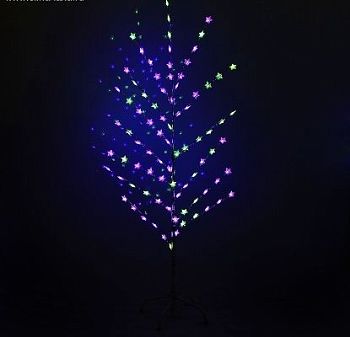 Светодиодный куст "Звезда в крапинку" улич. (1,5 м.)