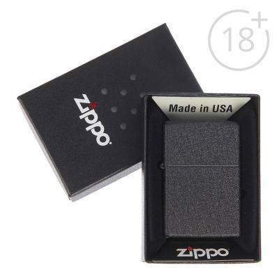 Зажигалка ZIPPO 236 Classic с покрытием Black Crackle