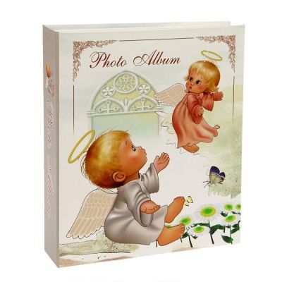 Фотоальбом на 80 фото 10х15 см "Ангелочки" в коробке МИКС 23х19х4,8 см