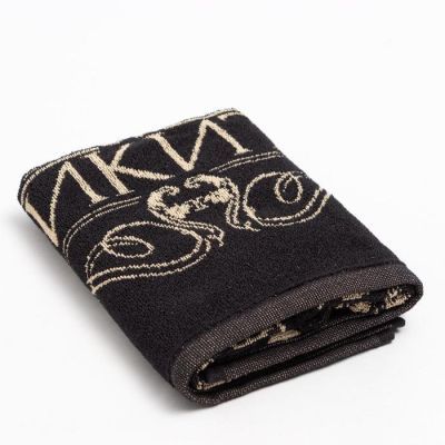 Полотенце именное махровое Этель "Никита" чёрный, 50х90см, 100% хлопок, 420гр/м2