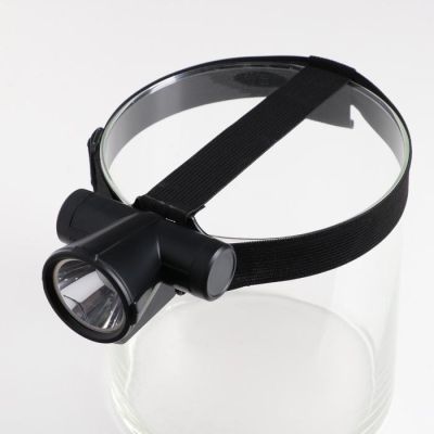 Фонарь налобный аккумуляторный 1 Вт, 1200 мАч, 110 лм, USB, 7 x 5 x 6.2 х 5.7 см