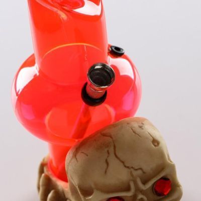 Бонг "Череп", микс, 34 см