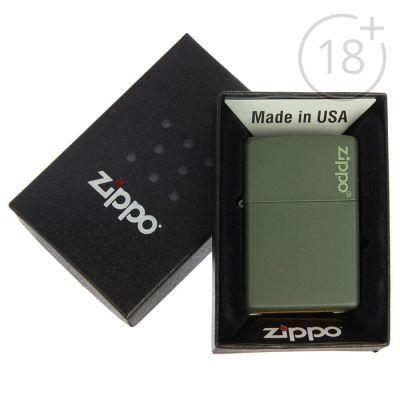 Зажигалка ZIPPO 221ZL с покрытием Green Matte