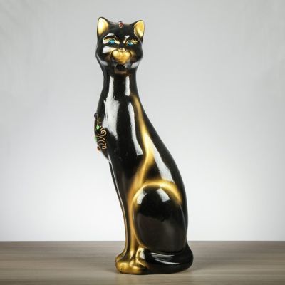 Копилка "Камила", покрытие лак, чёрная, 52 см, микс