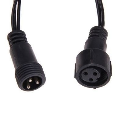 Гирлянда уличная УМС "Бахрома" (Ш:3 м, В:0,6 м, нить темная)