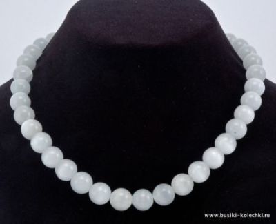 Бусы Кошачий Глаз "Цветоморфозы" арт. НКГ-1(12)-45-1