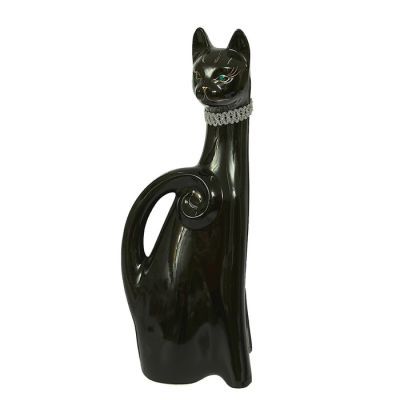 Копилка "Василиса", покрытие глазурь, чёрная, 47 см