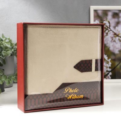 Фотоальбом BRAUBERG на 200 фотографий 10х15 см  МИКС