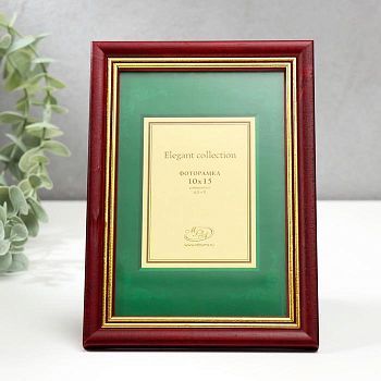 Фоторамка дерево Elegant 10х15 см вишня