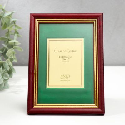 Фоторамка дерево Elegant 10х15 см вишня