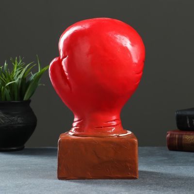 Копилка "Боксерская перчатка" красное золото 24см