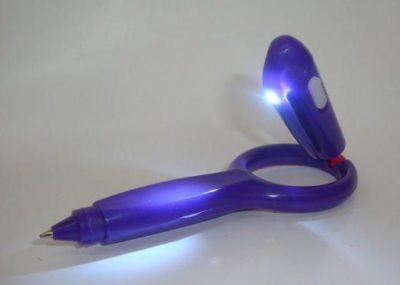 Ручка с подсветкой шариковая