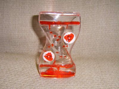 Таймер-антистресс жидкостной «Сердечки»