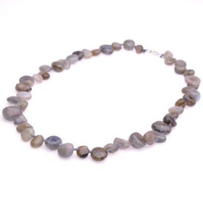 Бусы Лабрадор "Бабочка" арт.П3175