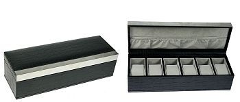 Шкатулка-кофр для хранения часов №5 (30 х 11 х 8 см)