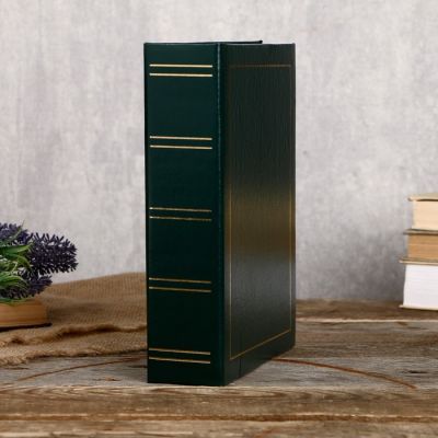 Фотоальбом Fotografia на 200 фото, 10x15 см., "Классика" зелёный