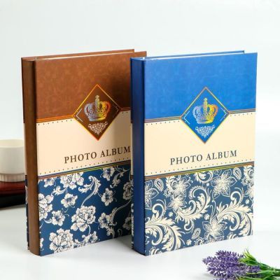 Фотоальбом на 300 фото 13х18 см, 10х15 см "Коронация" в коробке МИКС 33,5х23,5х5 см