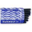 52002 аксессуары Waterman картриджи для перьевых ручек 8 шт в уп, цвет синий Blue (арт. - S0110860)