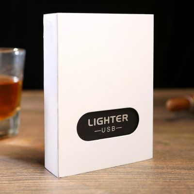 Зажигалка электронная "Классика", USB, дуговая 1х3.5х7 см