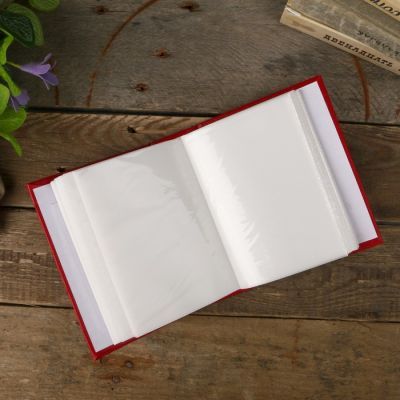 Фотоальбом на 100 фото 10х15 см "Змеиная кожа" МИКС 16,5х12,5х5 см