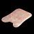 Пластина - скребок для массажа Гуаша, розовый кварц