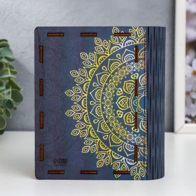 Шкатулка-книга "8 марта. Мандала" 14 см