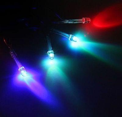 Гирлянда "Метраж" уличная (Д: 20 м, нить силикон, моргает)