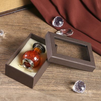 Ваза из бронзы и янтаря для цветка 6 см