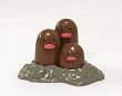 Покемон Дагтрио Pokemon Dugtrio (высота 4см)