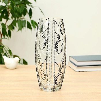 Ваза "Ажурная", Инь-ян  d-7,5см; 10х26см