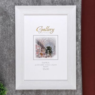 Фоторамка пластик Gallery 20х30 см 061 белый