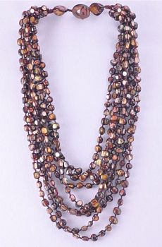 Бусы Перламутр "Каскад" арт. П736