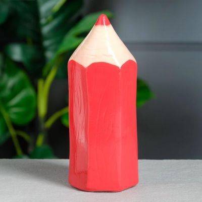 Копилка "Карандаш", глянец, разноцветная, 22 см, микс