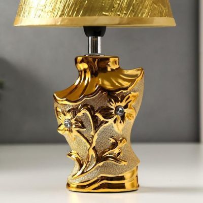 Лампа настольная 16278/1GD Е14 40Вт золото 17х17х29 см