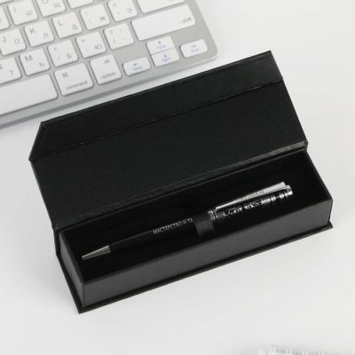 Ручка в футляре «Лидеру во всем», металл