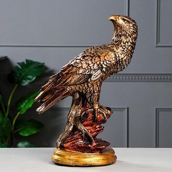 Копилка "Сокол", бронзовый цвет, 47 см, микс