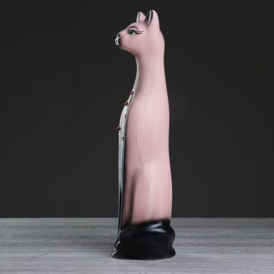 Копилка "Кот", чёрно-розовый, 49 см