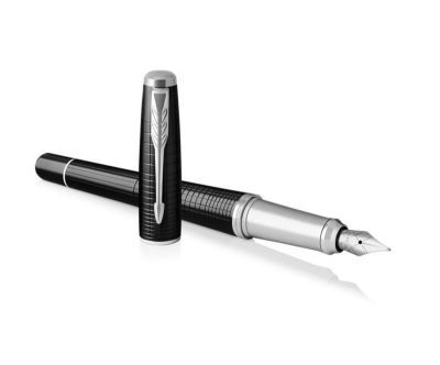 F 312 Ручка перьевая Parker Urban Premium F Ebony Metal CT подар.кор.(арт-1931613)