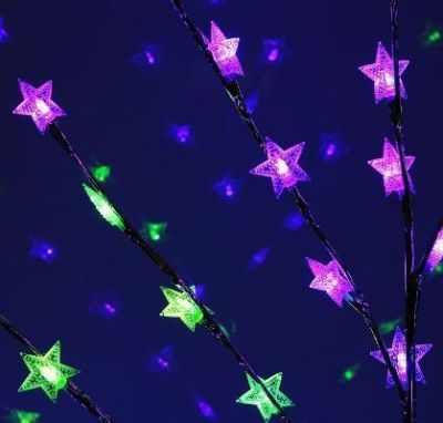 Светодиодный куст "Звезда в крапинку" улич. (1,5 м.)