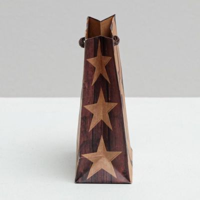 Пакет крафтовый вертикальный «23 Февраля», 12 × 15 × 6 см