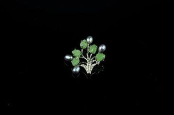 Брошь "Веточка" бшНЖМ-352