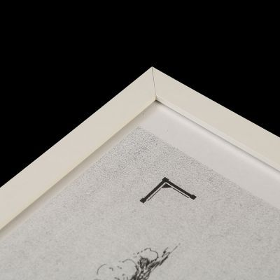 Фоторамка 30х40 см МДФ. №6 Белый, шир. 20 мм, толщ. 12 мм