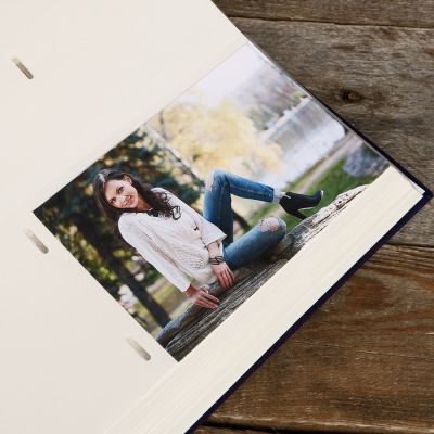 Фотоальбом Fotografia на 400 фото, 10x15 см., "Темно-синий"